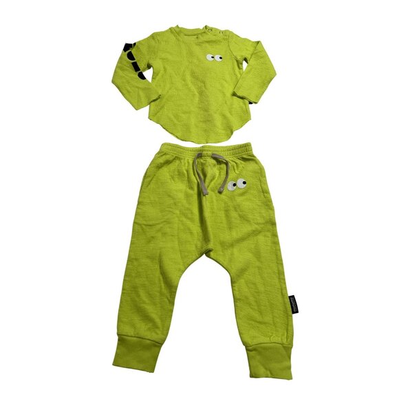 Nununu Live-In Baby Set in Hot Lime - Picture 1 of 3